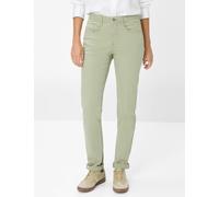 Brax Damen Five-Pocket-Hose Style CAROLA LIGHT FOREST, denim hellgrün, Gr. 40