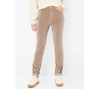 Brax Damen Five-Pocket-Hose Style CAROLA LIGHT WALNUT, hellbraun, Gr. 44K