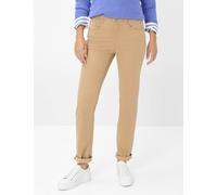 Brax Damen Five-Pocket-Hose Style CAROLA MUSCAT, hellbraun, Gr. 44