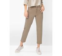 Brax Damen Five-Pocket-Hose Style CAROLA S MOCHA BROWN, denim dunkelbraun, Gr. 48L