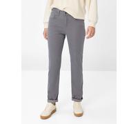 Brax Damen Five-Pocket-Hose Style CAROLA SMOKE GREY, grau, Gr. 48K