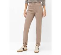 Brax Damen Five-Pocket-Hose Style CAROLA TAUPE, hellbraun, Gr. 52K