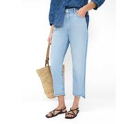 Brax Damen Five-Pocket-Hose Style MADISON S TWO TONES BRIGHT SEA, denim hellblau, Gr. 46