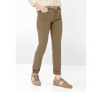 Brax Damen Five-Pocket-Hose Style MARY LIGHT MOCHA, braun, Gr. 46K