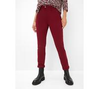 Brax Damen Five-Pocket-Hose Style MARY MULBERRY, denim dunkelrot, Gr. 48K