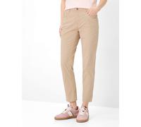 5-Pocket-Hose BRAX "Style MARY S", Damen, Gr. 46K (23), Kurzgrößen, beige, Web, 78% Baumwolle, 19% Lyocell, 3% Elasthan, Hosen 5-Pocket-Hose (40409469-23) beige