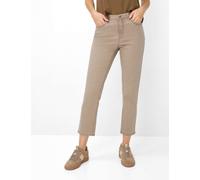 Brax Damen Five-Pocket-Hose Style MARY S MOCHA BROWN, denim dunkelbraun, Gr. 44L