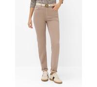 Brax Damen Five-Pocket-Hose Style MARY TAUPE, hellbraun, Gr. 40K