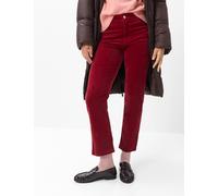 5-Pocket-Hose BRAX "Style MAY S", Damen, Gr. 42K (21), Kurzgrößen, weinrot, Web, 74% Baumwolle, 25% Viskose, 1% Elasthan, Hosen 5-Pocket-Hose (61492949-21) weinrot