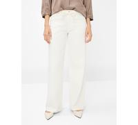Brax Damen Five-Pocket-Hose Style MORGAN OFFWHITE, cremeweiß, Gr. 48K