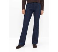 Brax Damen Five-Pocket-Hose Style SHAKIRA CLEAN RAW BLUE, denim dunkelblau, Gr. 34