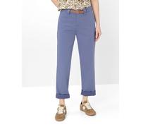 Brax Damen Flatfronthose Style MADISON INDIGO MOOD, Blau, Gr. 36