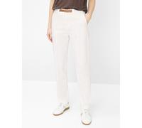 Brax Damen Flatfronthose Style MADISON WHITE, weiß, Gr. 46L