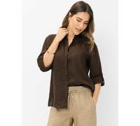 Brax Damen Hemd Style VICKI dark ebony, dunkelbraun, Gr. 48