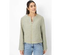 Brax Damen Jacke Style LYON dark vintage blue, hellgrün, Gr. 48