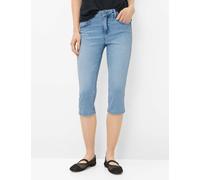 5-Pocket-Jeans BRAX "Style SHAKIRA C", Damen, Gr. 42, Normalgrößen, hellblau, Denim/Jeans, 79% Baumwolle, 11% Polyester, 8% Lyocell, 2% Elasthan, Jeans 5-Pocket-Jeans (91820917-42) hellblau