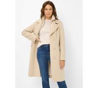 Brax Damen Kurzmantel Style MILANO canvas, hellbeige, Gr. 46