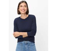 Brax Damen Langarmshirt Style CARINA L navy, dunkelblau, Gr. 36