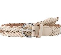 BRAX Damen Ledergürtel Gürtel, Weiß, 85 cm