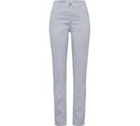 BRAX Damen Style Mary Five-Pocket Baumwollsatin Hose, Grey Melange, 38W / 30L