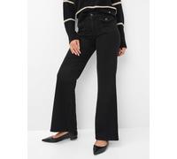 Brax Damen Palazzohose Style MAINE CLEAN BLACK BLACK, denim schwarz, Gr. 48