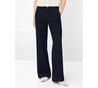 Brax Damen Palazzohose Style MAINE CLEAN DARK BLUE, denim dunkelblau, Gr. 42K