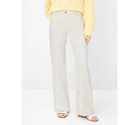 Brax Damen Palazzohose Style MAINE OFFWHITE, denim cremeweiß, Gr. 46K