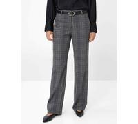 Brax Slim Fit Stoffhose mit Viskose-Anteil Modell 'Maine' in Dunkelgrau, Größe 46