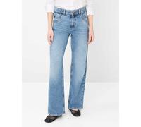 Brax Damen Palazzohose Style MAINE USED REGULAR BLUE, denim blau, Gr. 44L