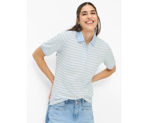 Brax Damen Polo Style CLEO bleu, hellblau, Gr. 34