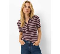 Brax Damen Polo Style CLEO S blackberry violet, dunkles lila, Gr. 46