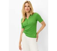 Poloshirt BRAX "Style CLEO S", Damen, Gr. 40, hellgrün, 95% Baumwolle, 5% Elasthan, Shirts (26325701-40) hellgrün