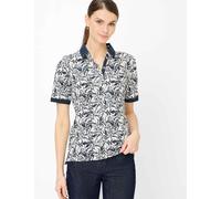 Poloshirt BRAX "Style CLEO S", Damen, Gr. 34, navy, 97% Baumwolle, 3% Elasthan, Shirts (33366366-34) navy
