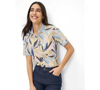 Poloshirt BRAX "Style CLEO S", Damen, Gr. 42, dunkelblau, 97% Baumwolle, 3% Elasthan, Shirts (45724217-42) dunkelblau