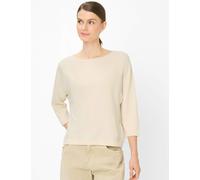 Brax Damen Pullover Style EMMA dark ecru, Beige, Gr. 46