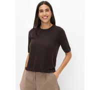 Brax Damen Pullover Style NINA brunette, dunkelbraun, Gr. 44