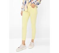 Brax Damen Röhrenjeans Style SHAKIRA S BUTTERCUP, denim hellgelb, Gr. 50