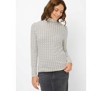 Brax Damen Shirt Style CARINA L soft ecru, cremeweiß, Gr. 36