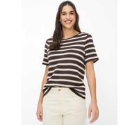 Brax Damen Shirt Style CIRA S dark ebony, dunkelbraun, Gr. 34