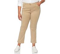 BRAX Damen Straight Leg Hose BX_Mary Trend 77-1507, Einfarbig, Gr. W27/L32 (Herstellergröße: 36), Beige (Camel 55)