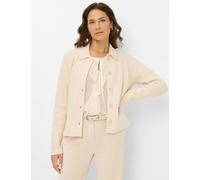 Brax Damen Strickjacke Style AMI canvas, hellbeige, Gr. 42