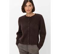 Brax Damen Strickjacke Style ANN brunette, dunkelbraun, Gr. 46