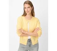 Brax Damen Strickjacke Style ANN, gelb, Gr. 38