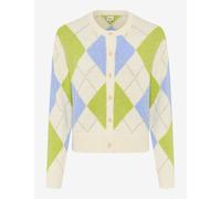 Brax Damen Strickjacke Style ANN soft ecru, mehrfarbig, Gr. 40