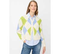 Brax Damen Strickjacke Style ANN soft ecru, mehrfarbig, Gr. 44