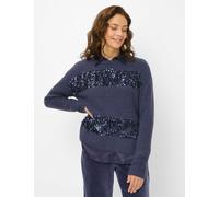 Brax Damen Strickpullover Style LISA midnight blue, dunkelblau, Gr. 44