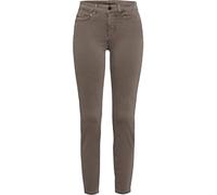 BRAX Damen Style Ana Push Up-Effekt Verkürzte Five-Pocket Skinny Jeans, Oyster, 32W / 34L EU
