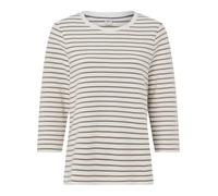 BRAX Damen Style.Bonnie Cotton Structure Rib Stripe Sweatshirt