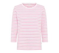 Brax Fashion Damen-Shirt Style BONNIE Structure Stripe raspberry sorbet Rosa Gr. 48