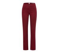 Brax Damen Five-Pocket-Hose Style CAROLA MULBERRY, dunkelrot, Gr. 40L